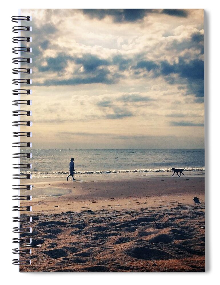 Photo Spiral Notebook featuring the photograph Dog Days by Lisa Burbach