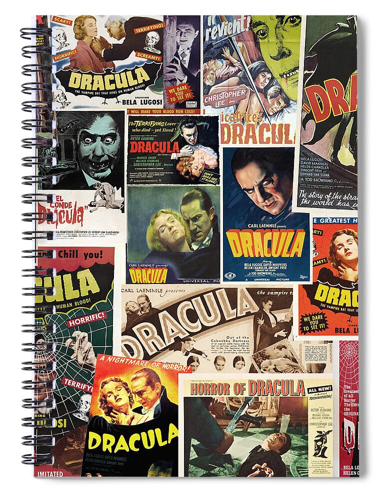 Dracula Spiral Notebook featuring the photograph Dracula by Andrew Fare