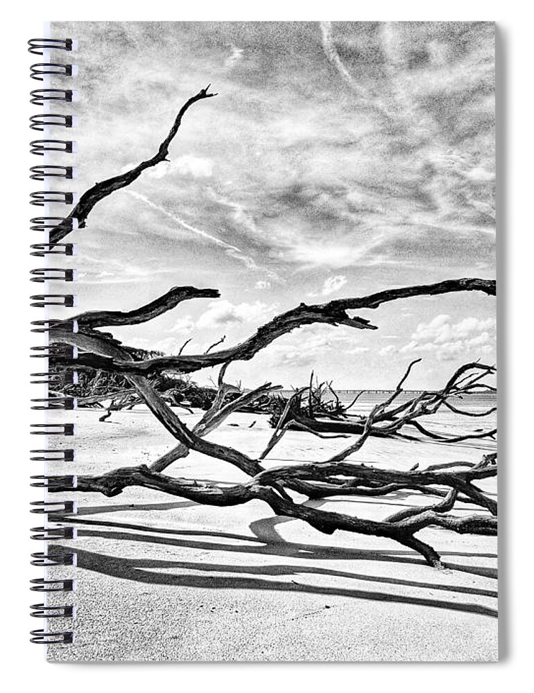 Landscape Spiral Notebook featuring the photograph Drift Off by Portia Olaughlin