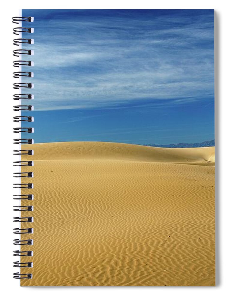 Tranquility Spiral Notebook featuring the photograph Dunes Del Fangar by S.ribas