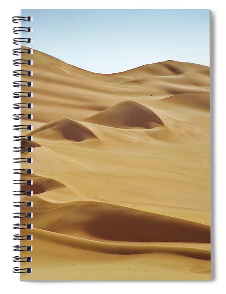 Tranquility Spiral Notebook featuring the photograph Dunes Sand by Mansour Ali Photography