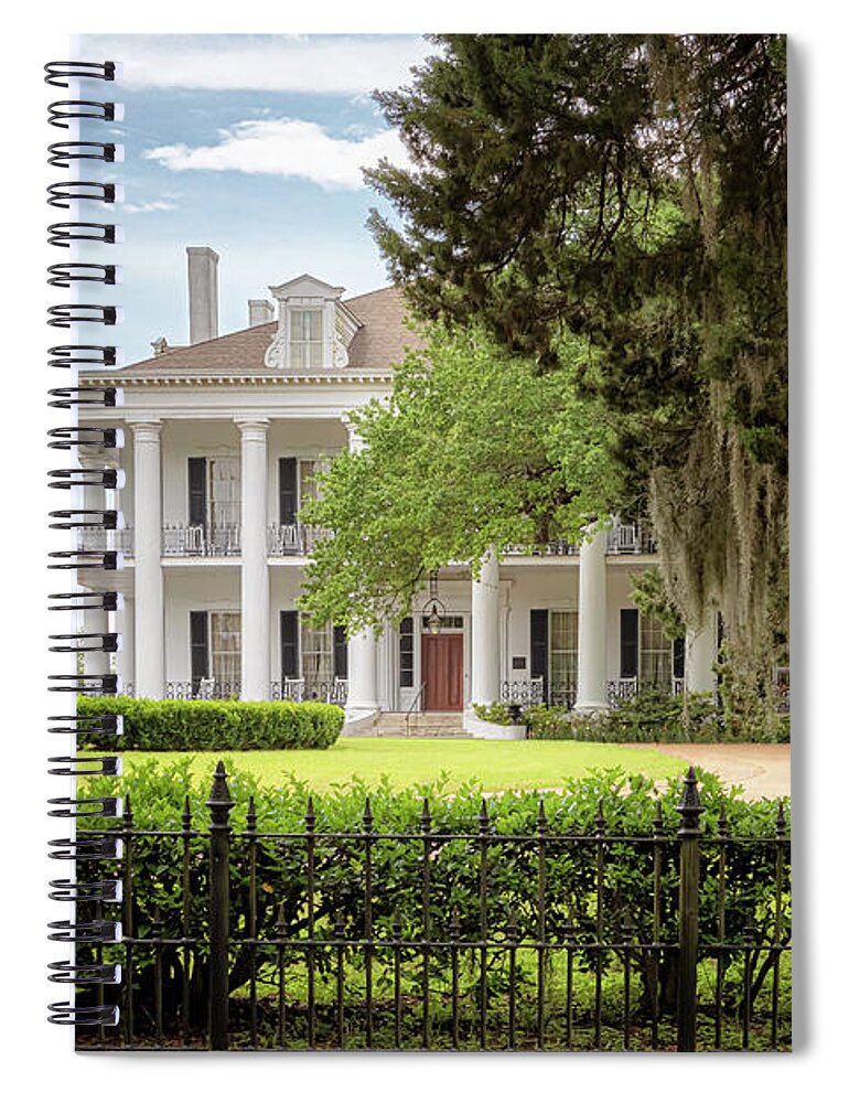 Dunleith Spiral Notebook featuring the photograph Dunleith - Natchez, Mississippi by Susan Rissi Tregoning