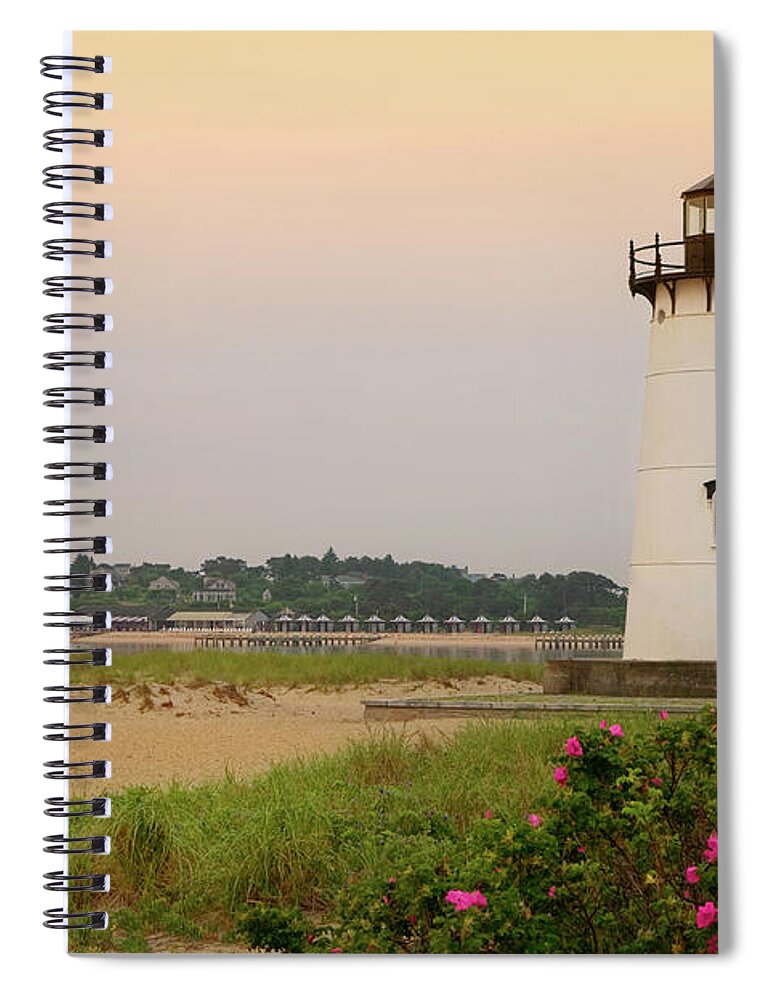 Scenics Spiral Notebook featuring the photograph Edgartown Lighthouse by Wbritten