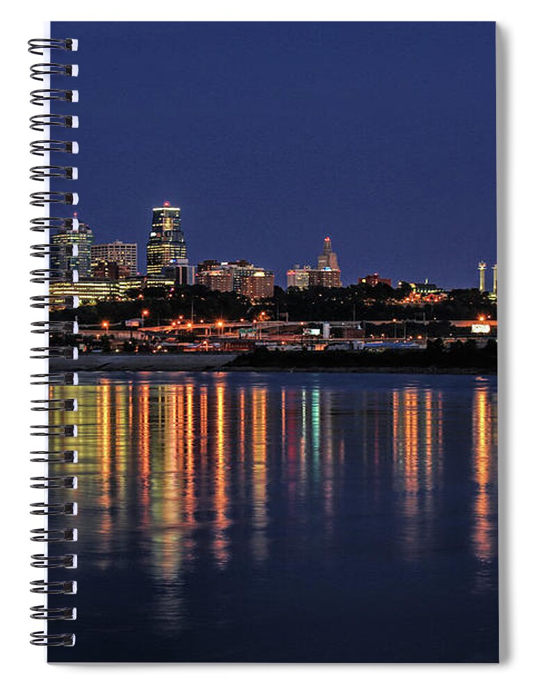 Kansas City Spiral Notebook featuring the photograph Kansas City by Lynn Sprowl
