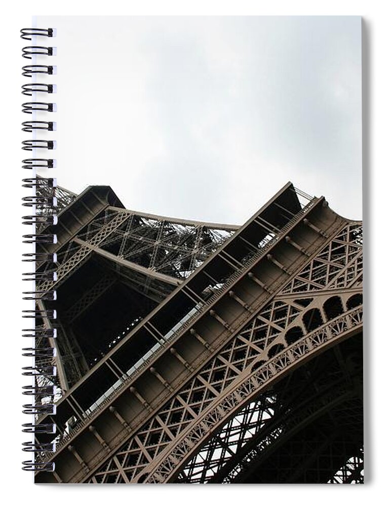 Scenics Spiral Notebook featuring the photograph Eiffel Tower by Igs942