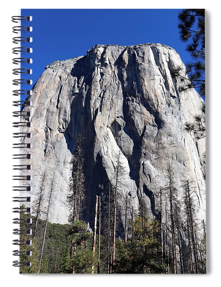 El Capitan Spiral Notebook featuring the photograph El Capitan Photograph by Kimberly Walker