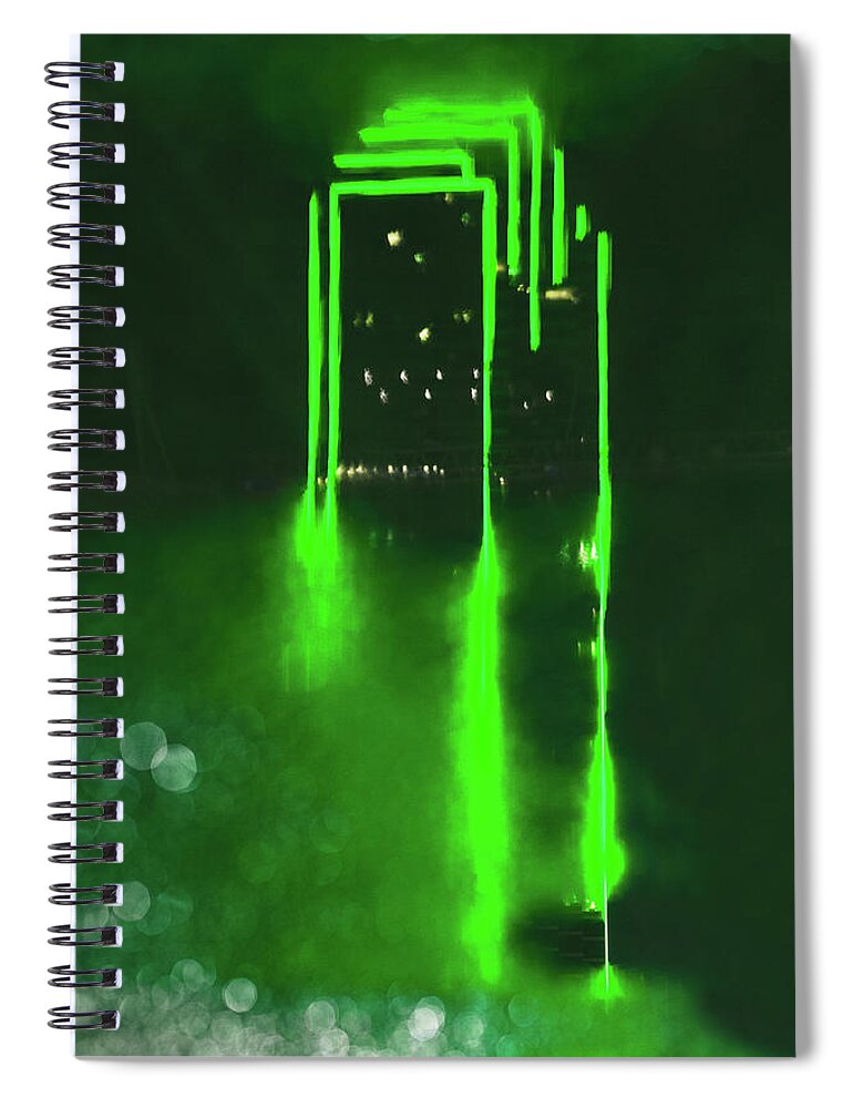 Entropy Spiral Notebook featuring the photograph Entropy by Peter Hull