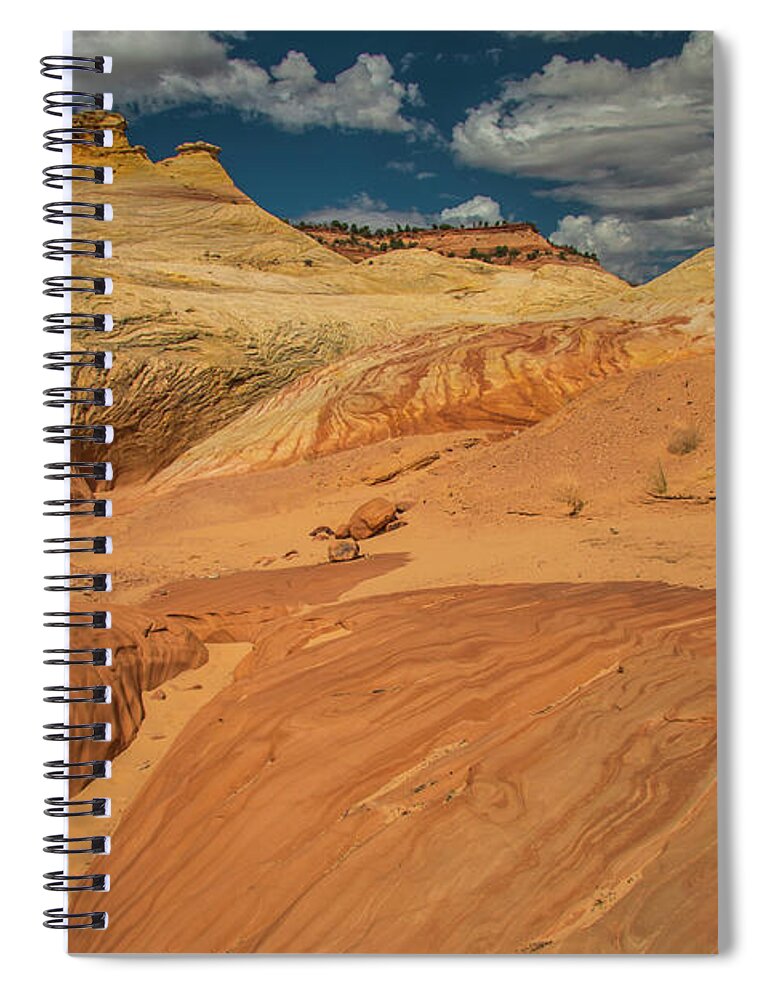 Escalante Spiral Notebook featuring the photograph Escalante Color-scape #1 by Doug Scrima