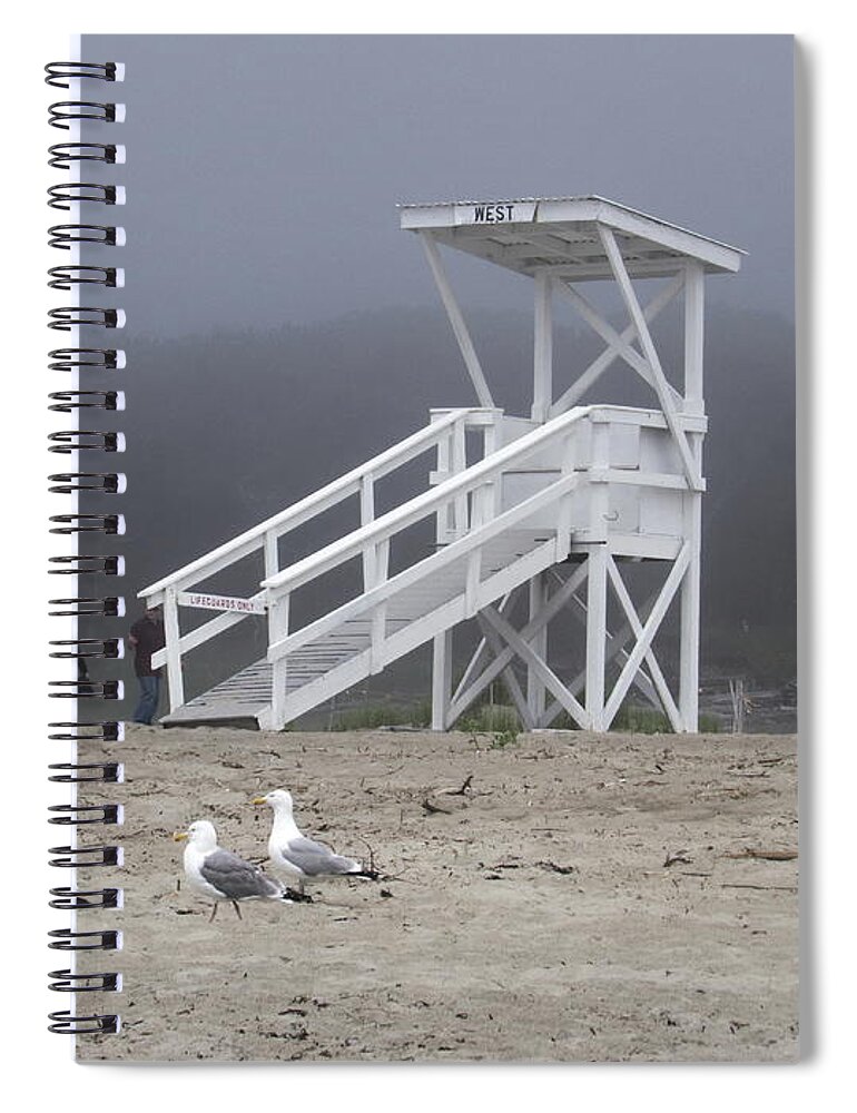 Popham Beach Spiral Notebook featuring the photograph Exodus by Jean Evans