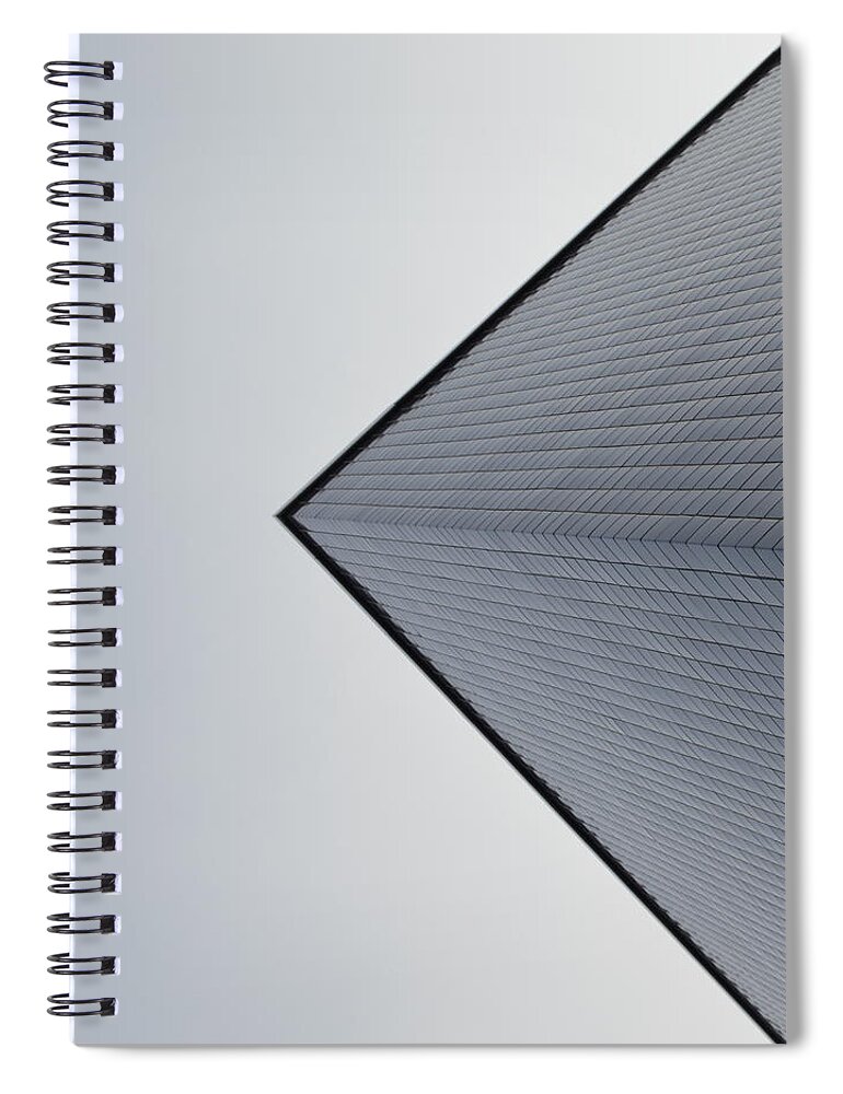 Clear Sky Spiral Notebook featuring the photograph Facade Abstract by Befo