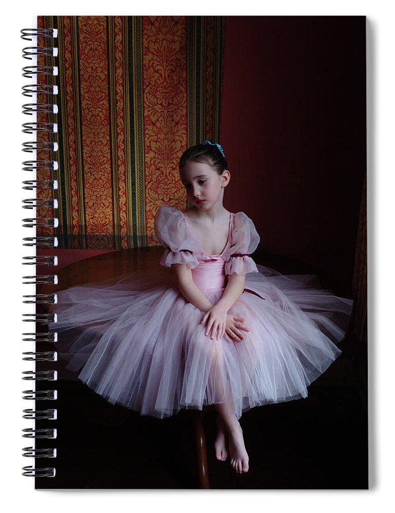 Ballet Dancer Spiral Notebook featuring the photograph Fairy Dress Girl by Hugh Nutt