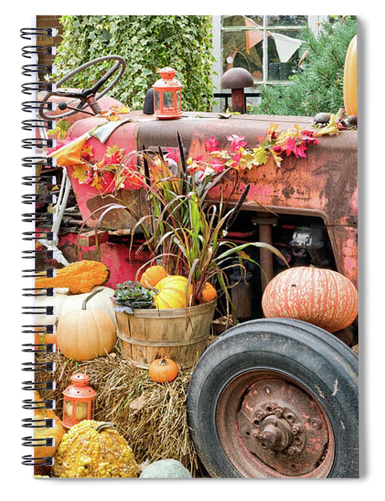 Fall Spiral Notebook featuring the photograph Fall Decor by Nick Mares
