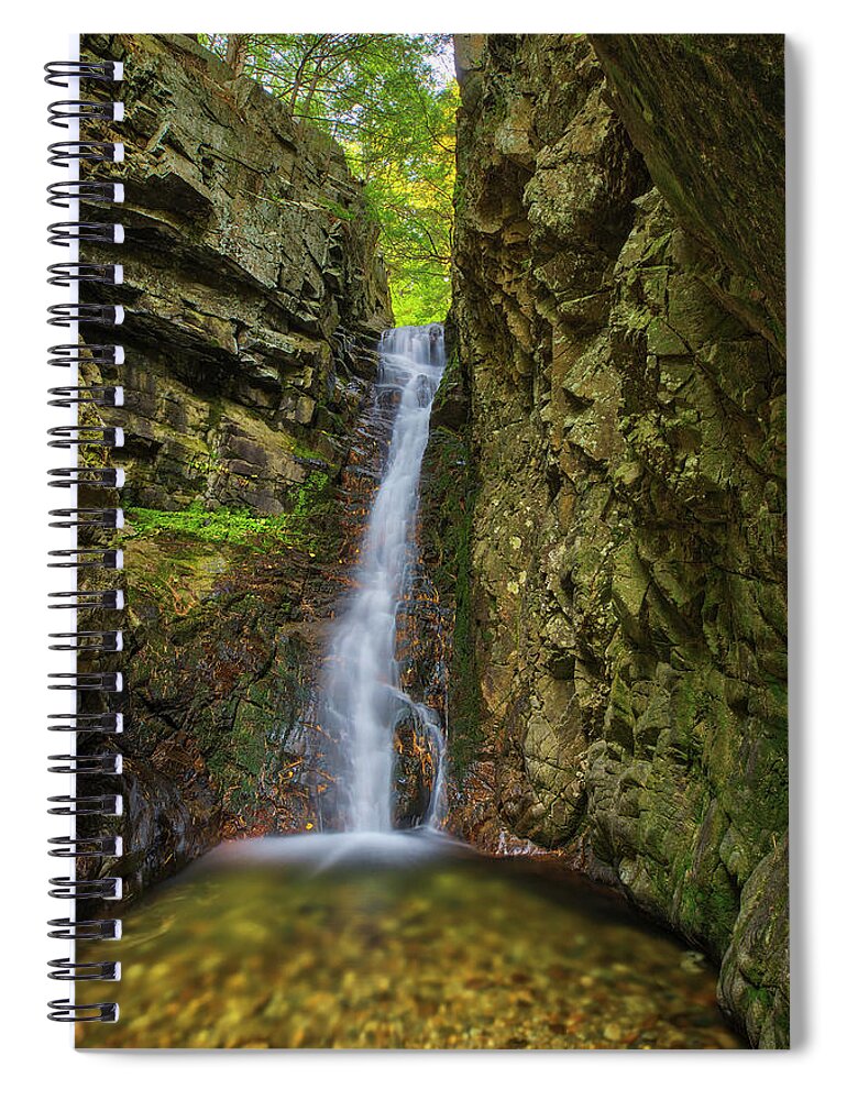 Fall Of Song Spiral Notebook featuring the photograph Fall of Sond by Juergen Roth