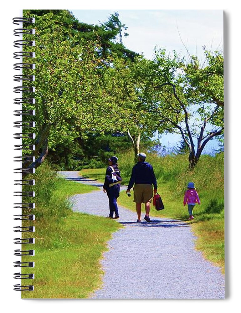 Family Spiral Notebook featuring the photograph Family by Fred Bailey