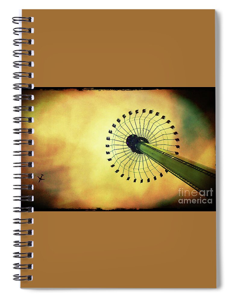 Sky Spiral Notebook featuring the photograph Fear Not by Bill King