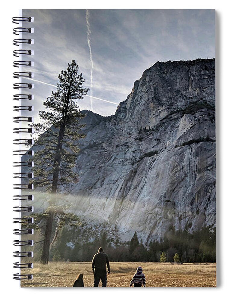 Mountain Spiral Notebook featuring the photograph Feel Small by Portia Olaughlin