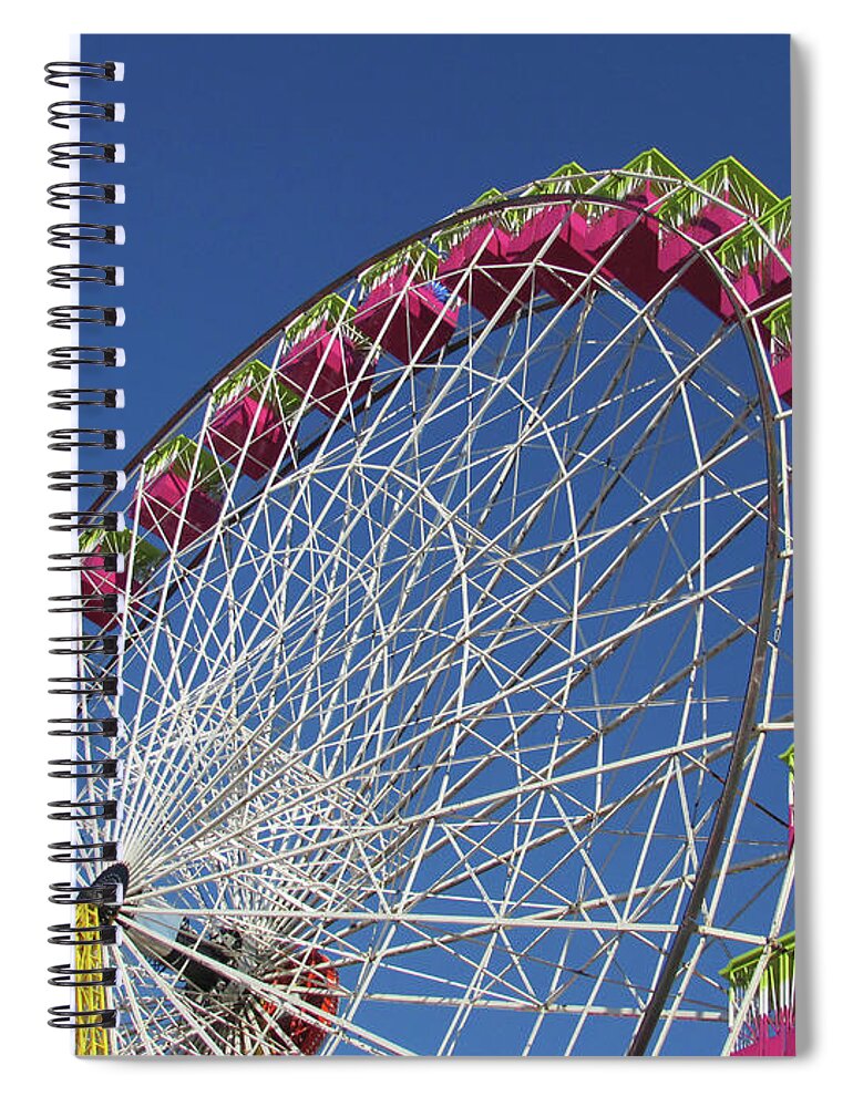 Cantabria Spiral Notebook featuring the photograph Ferris Wheel by Www.eldiecisiete.com - Belen De Benito