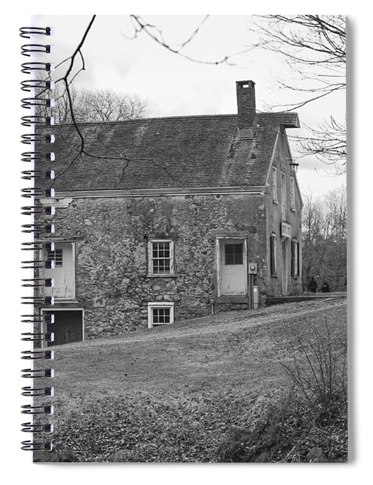 Waterloo Village Spiral Notebook featuring the photograph Smith's Store on the Hill - Waterloo Village by Christopher Lotito