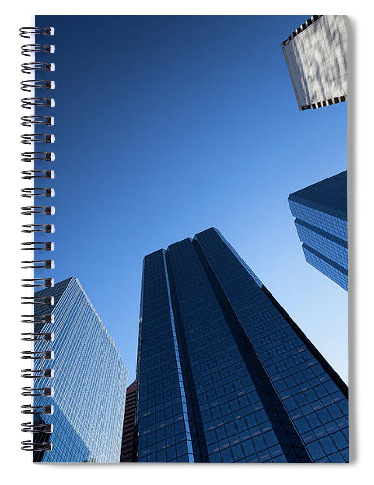 Corporate Business Spiral Notebook featuring the photograph Financial District by Dan prat