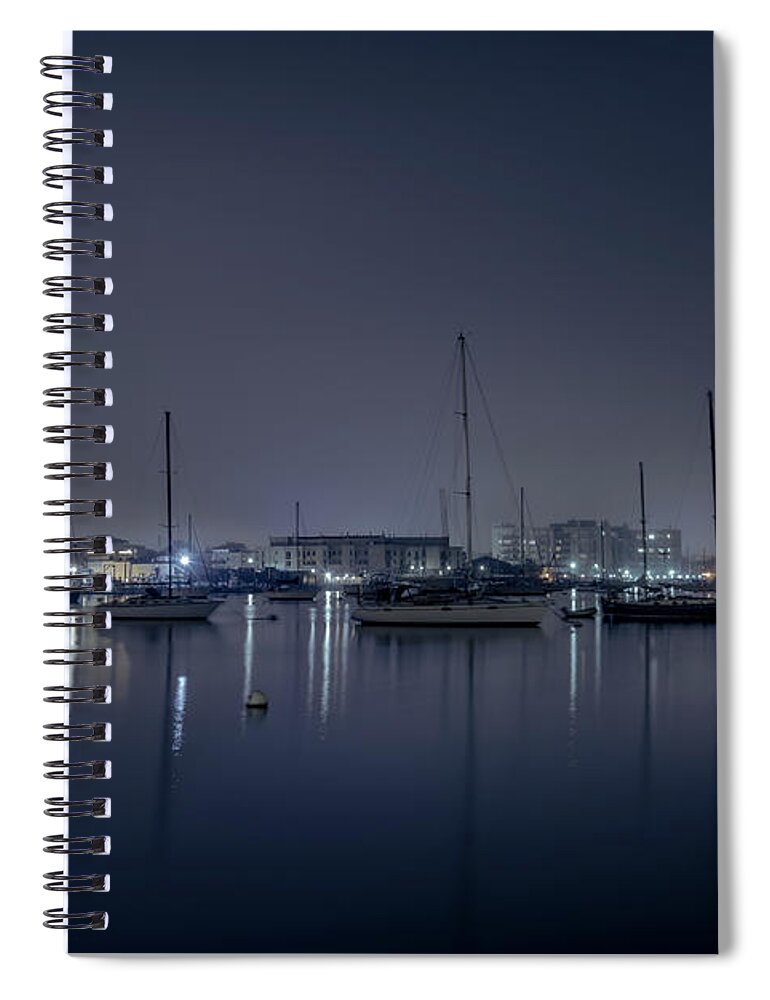 Atlantic Ocean Spiral Notebook featuring the photograph Foggy Bay by Stef Ko