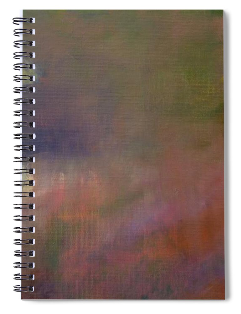 Oil Painting Spiral Notebook featuring the painting Foggy Windows by Suzy Norris