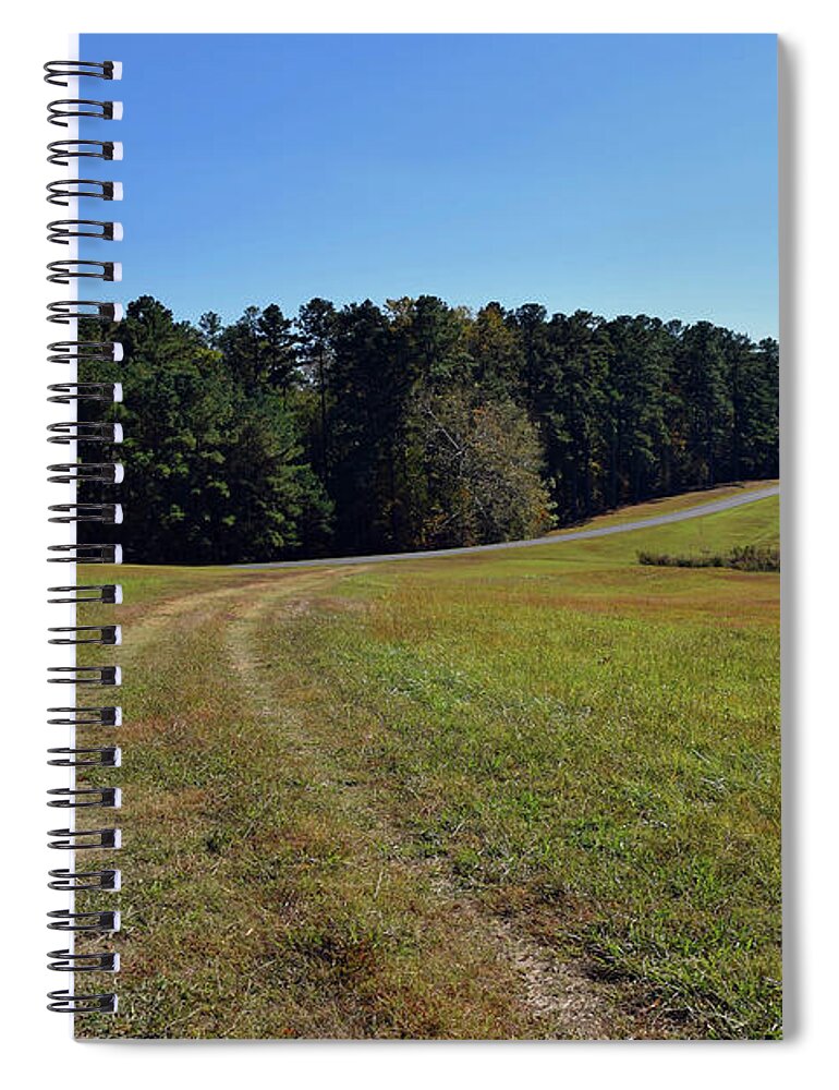 Park Spiral Notebook featuring the photograph Follow the Path by Karen Harrison Brown