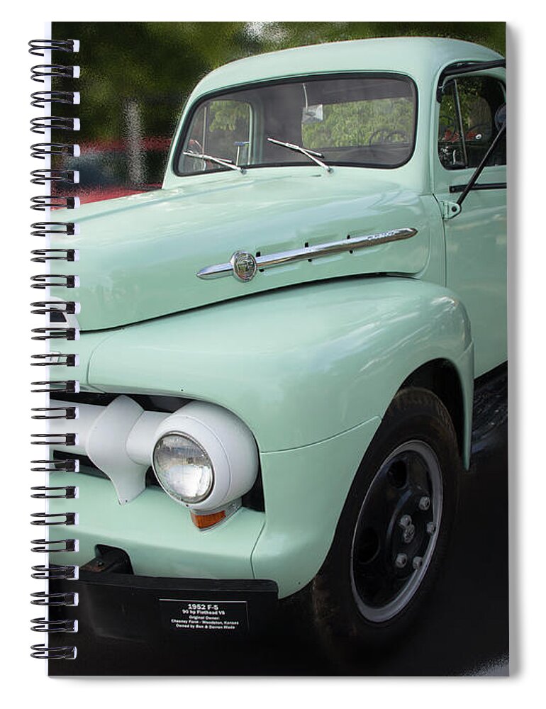 Truck Spiral Notebook featuring the photograph Ford F5 by Mike Eingle