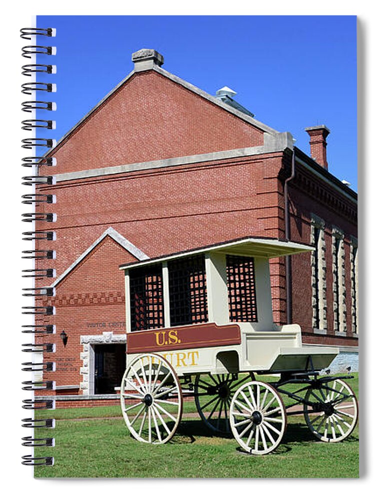 Fort Smith Arkansas Spiral Notebook featuring the photograph Fort Smith Historic Site by David Lee Thompson