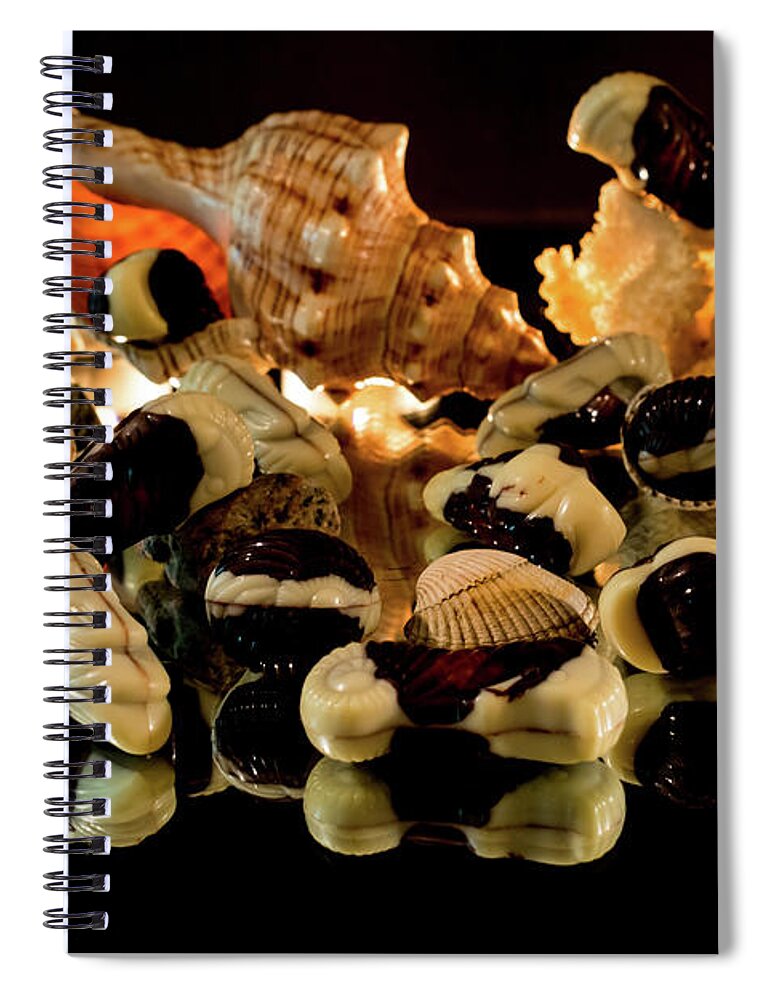 Candy Spiral Notebook featuring the photograph Frutti di Mare by Mila Vasileva