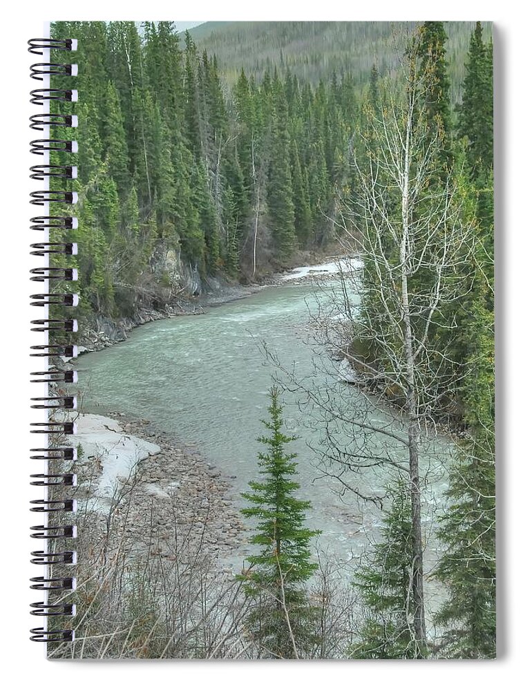 Ft. Nelson Spiral Notebook featuring the photograph Ft. Nelson British Columbia by Dyle Warren