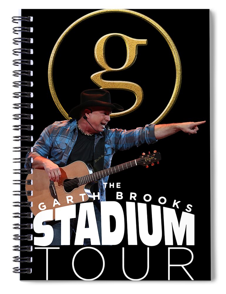 grown up Discrepancy Lamb Garth Brooks Stadium Tour 2019 Hz02 Spiral Notebook by Habib rizki Setiawan  | Pixels