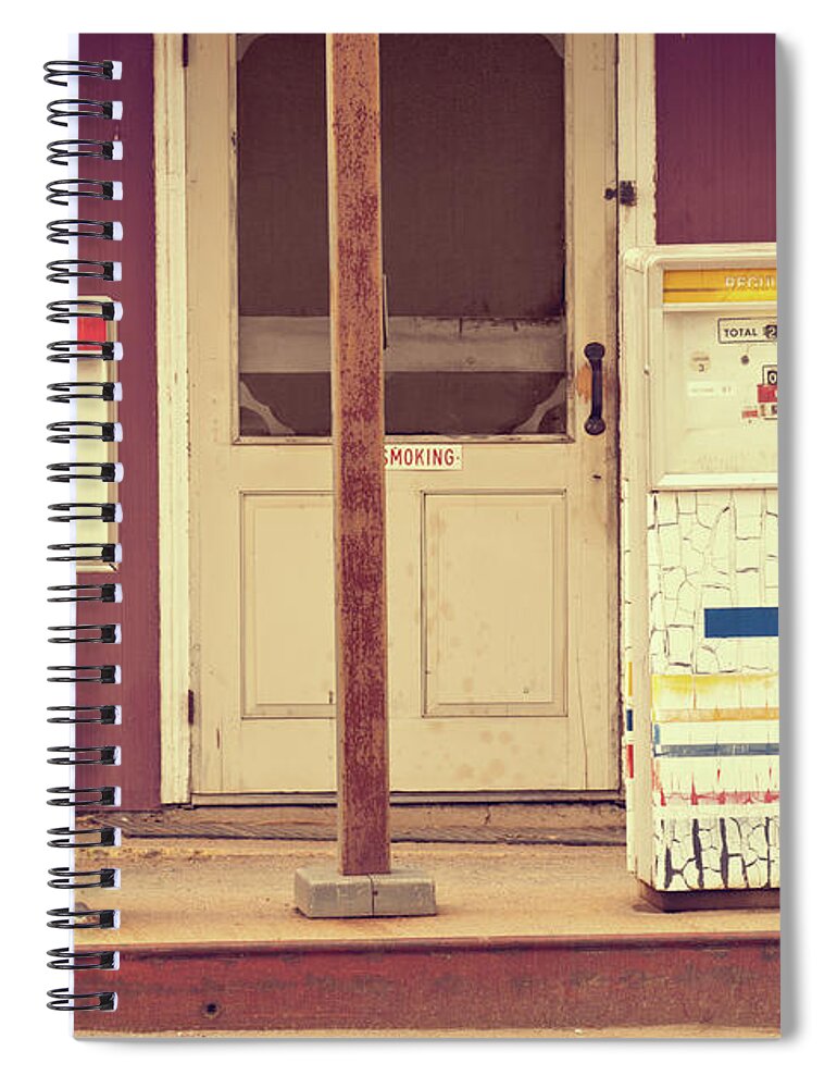 Retail Spiral Notebook featuring the photograph Gas Stop by Shaunl