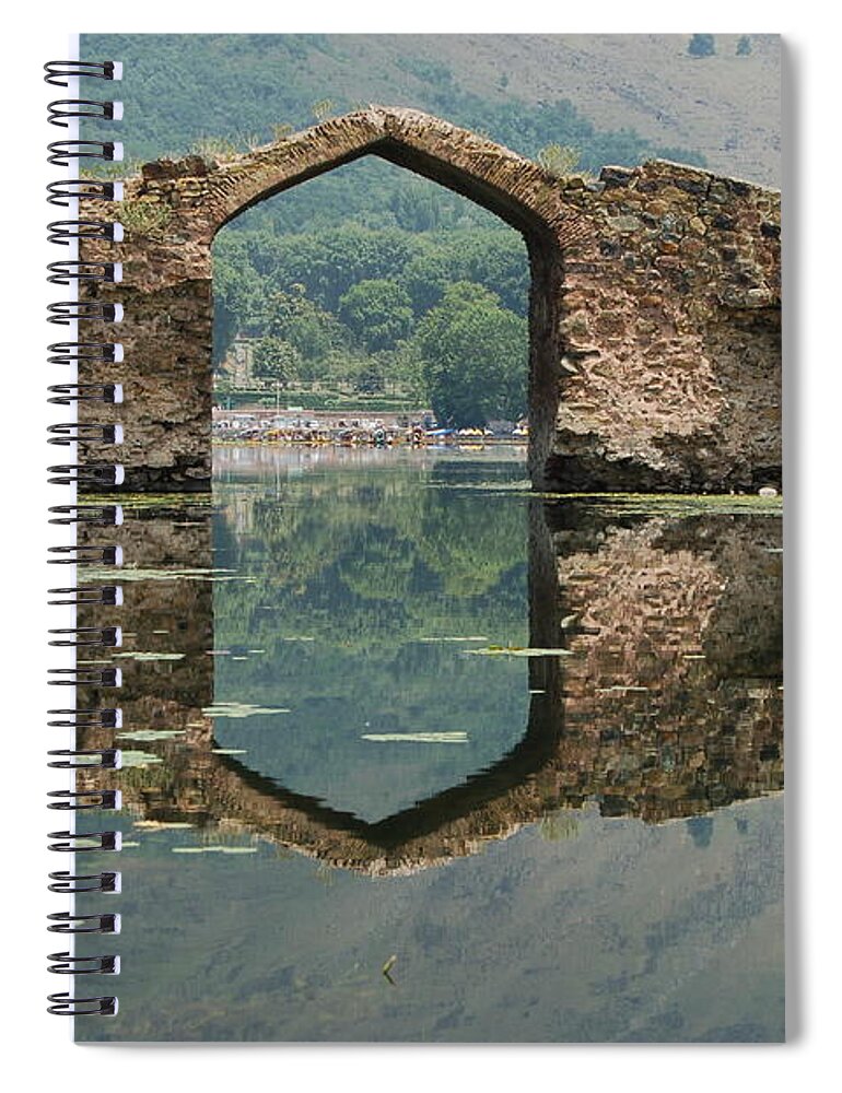 Tranquility Spiral Notebook featuring the photograph Gateway To Heaven, Dal Lake, Srinagar by Photo By Ajay Ojha