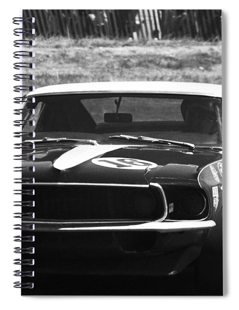 George Follmer Spiral Notebook featuring the photograph George Follmer by Dave Allen