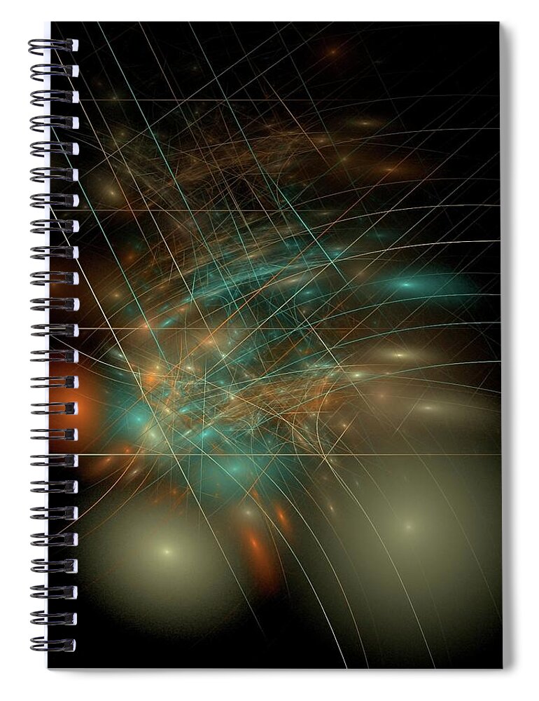 Black Background Spiral Notebook featuring the photograph Getting Real by M. Aleksandrowicz