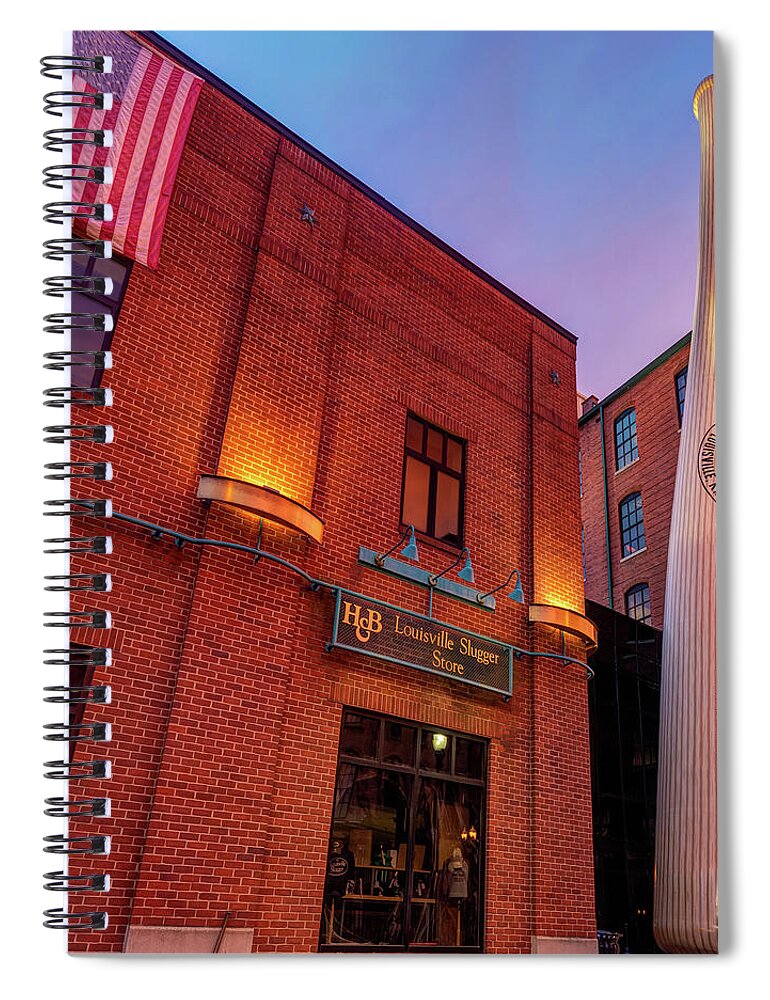 The Big Bat, Louisville, KY Spiral Notebook for Sale by