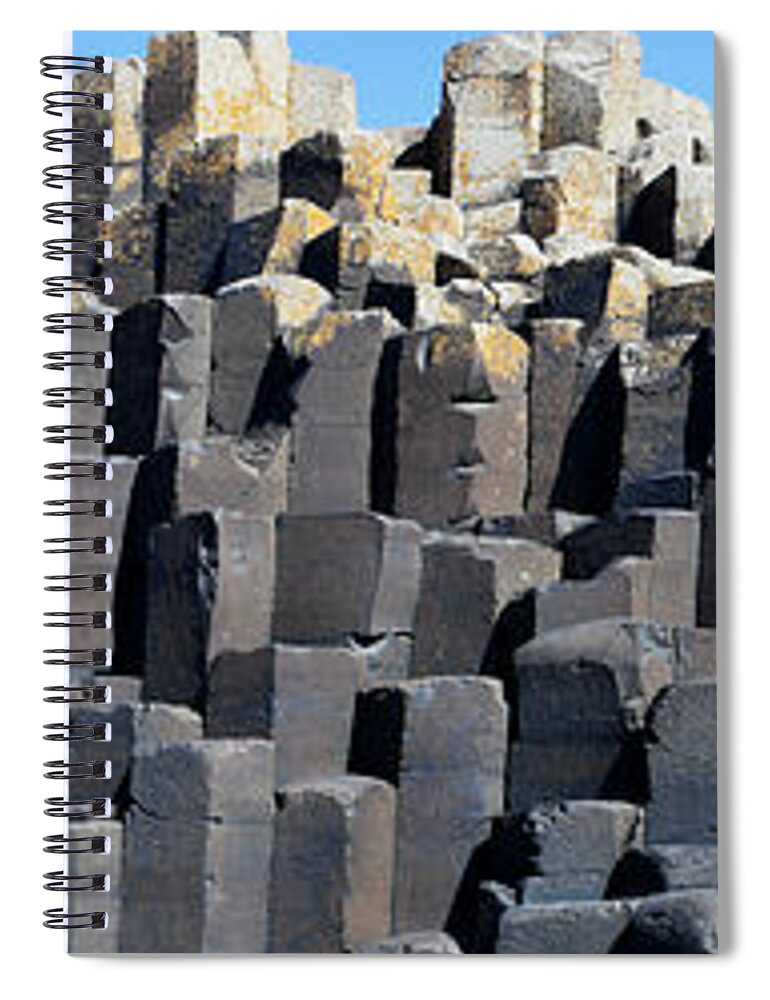 Scenics Spiral Notebook featuring the photograph Giants Causeway, Ireland by Espiegle