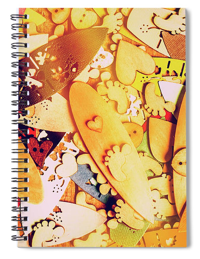 Grunge Spiral Notebook featuring the photograph Gold coast by Jorgo Photography
