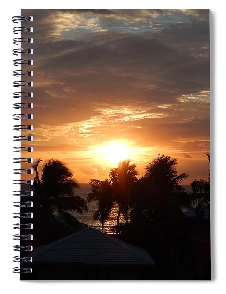 Sunset Spiral Notebook featuring the photograph Good as Gold by Patricia Caron