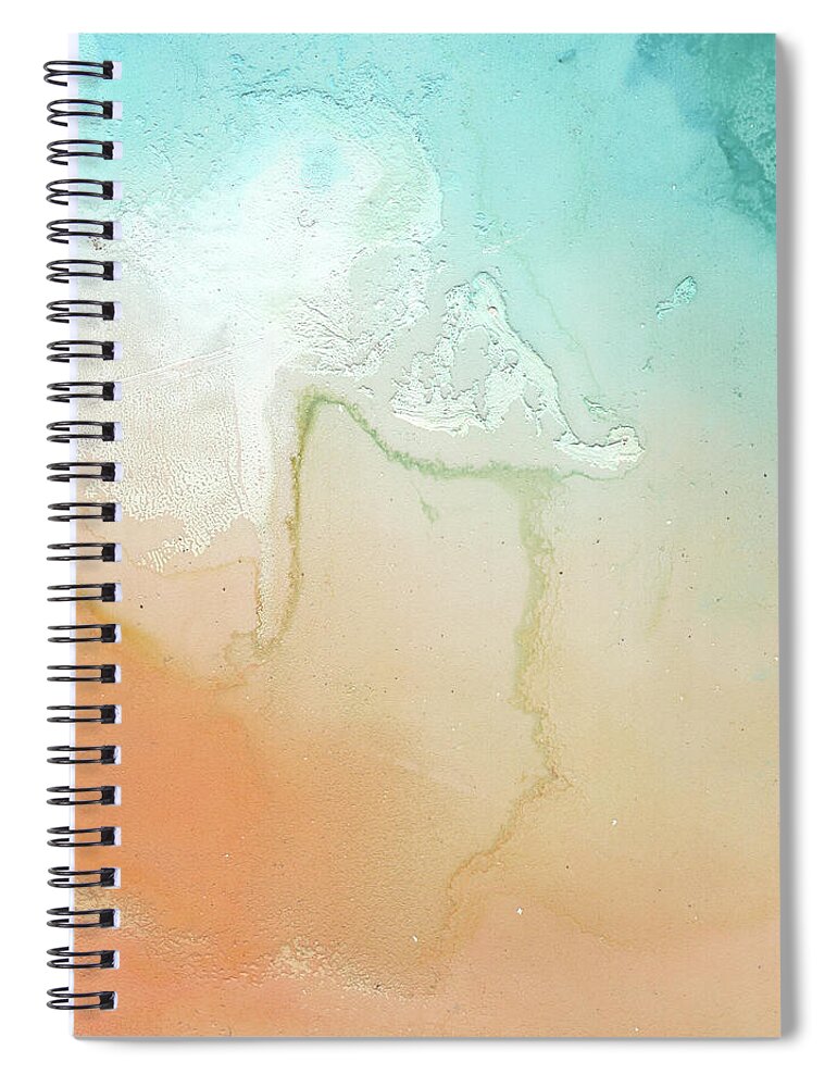 Abstract Spiral Notebook featuring the painting Good Morning by Jai Johnson