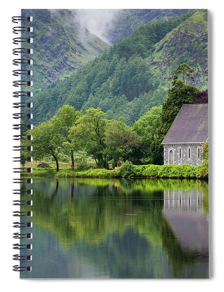 Tranquility Spiral Notebook featuring the photograph Gougane Barra Forest Park And Lake by Bradley L. Cox