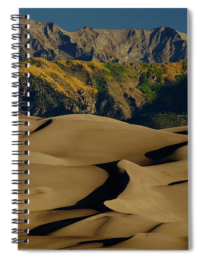 Aspens Spiral Notebook featuring the photograph Grand Dunes II by Johnny Boyd