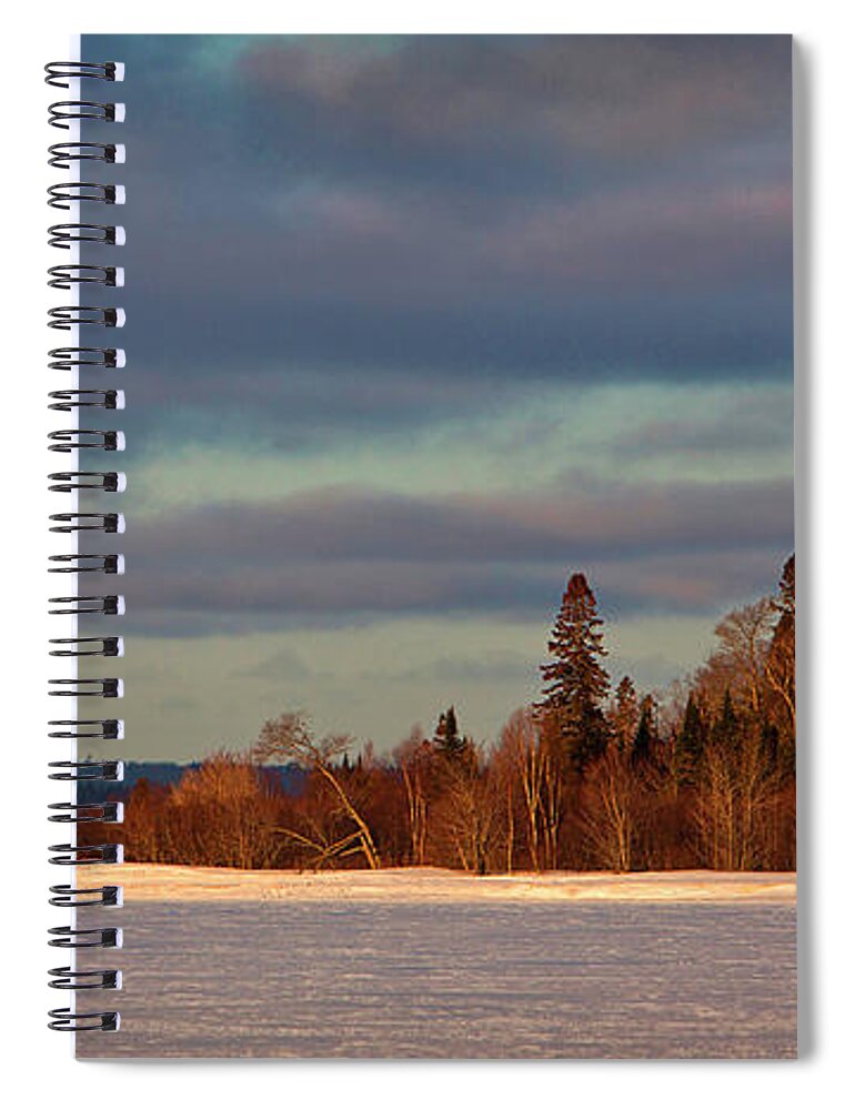 Lighthouse Spiral Notebook featuring the photograph Grand Island East Channel Light by Steve White