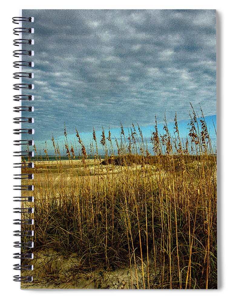 Sand Dunes Spiral Notebook featuring the photograph Guardians Of The Beach by John Harding