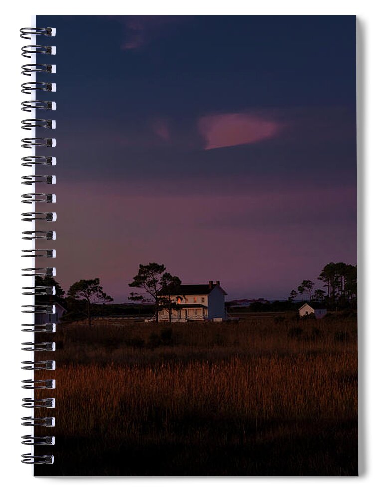 Lighthouse Spiral Notebook featuring the photograph Guidance by David Kay