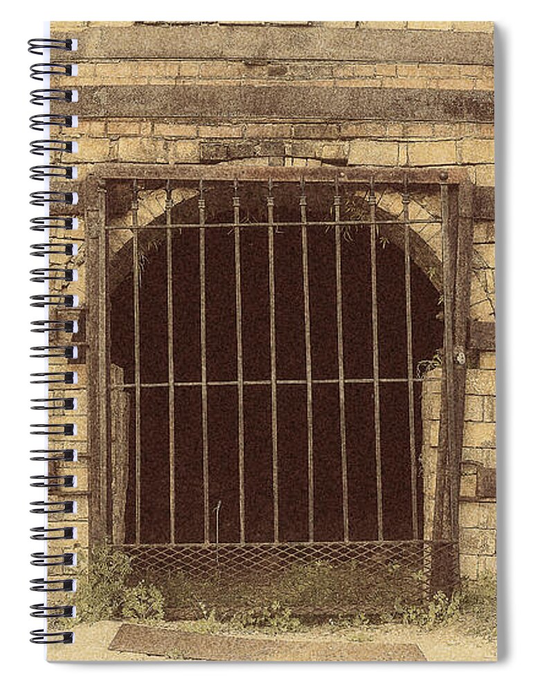 2014 Spiral Notebook featuring the photograph Guignard Kilns-2 by Charles Hite