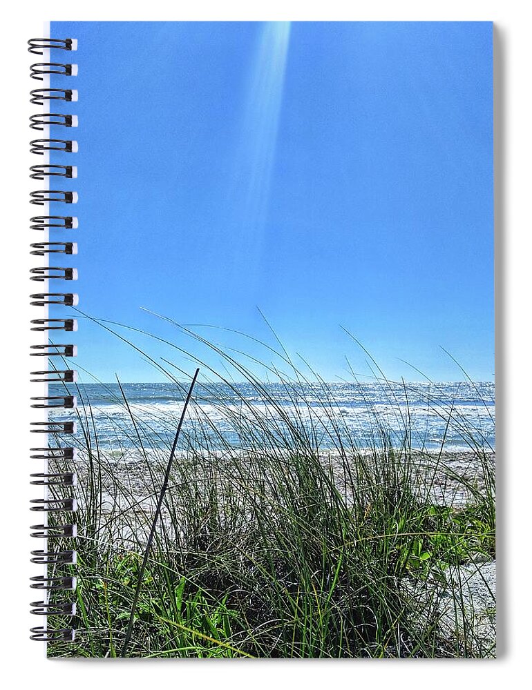 Beach Spiral Notebook featuring the photograph Gulf Breeze by Portia Olaughlin