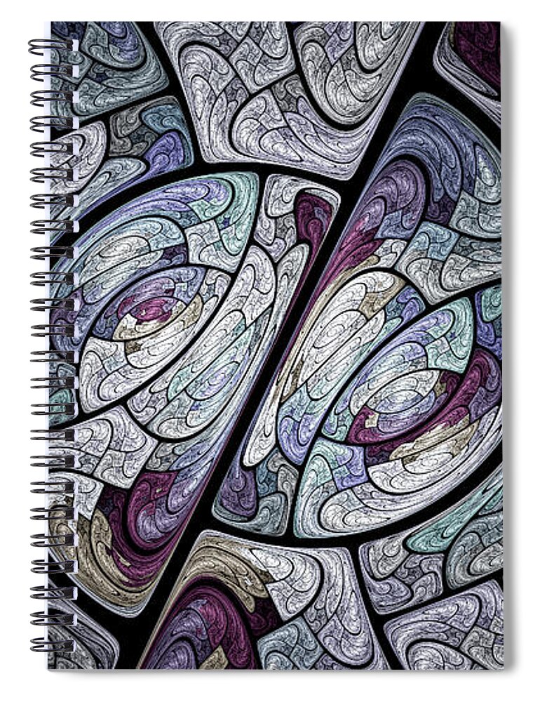Habakkuk Spiral Notebook featuring the digital art Habakkuk by Missy Gainer