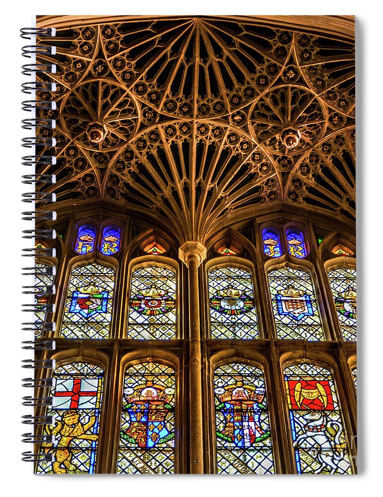 Hampton Court Spiral Notebook featuring the photograph Hampton Court Palace Window by David Meznarich