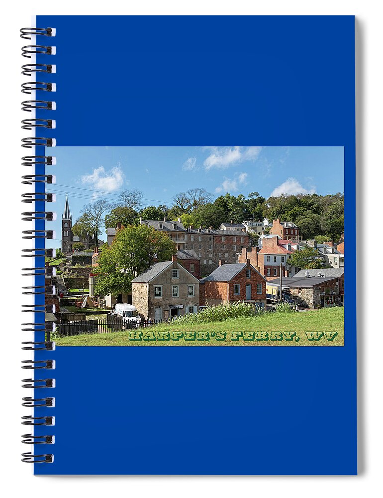 Landscape Spiral Notebook featuring the photograph Harper's Ferry, WV Oct 2018 by Charles Kraus